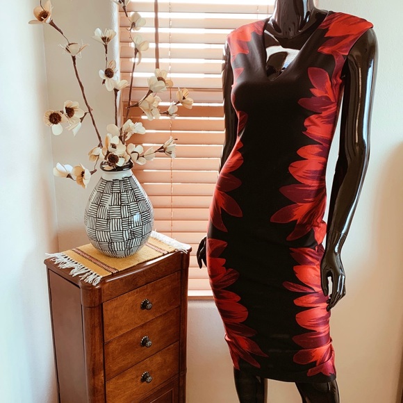 New York & Company Dresses & Skirts - NY&CO Red Petal Sheath Dress